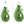 Charger l'image dans la galerie, Carafe / Vase Poisson S 1,2 litre Vert