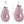 Charger l'image dans la galerie, Carafe / Vase Poisson S 1,2 litre Lavande