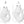 Charger l'image dans la galerie, Carafe / Vase Poisson S 1,2 litre Blanc