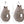 Charger l'image dans la galerie, Carafe / Vase Poisson S 1,2 litre Sable