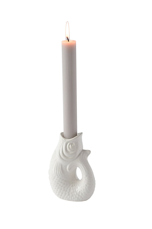 Bougeoir Poisson XS White