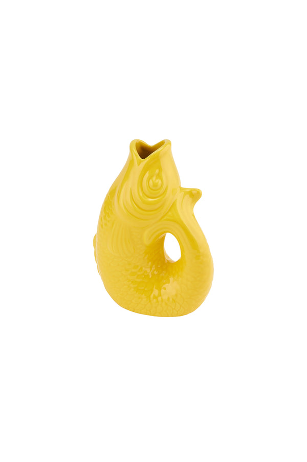 Mini Vase Poisson Jaune