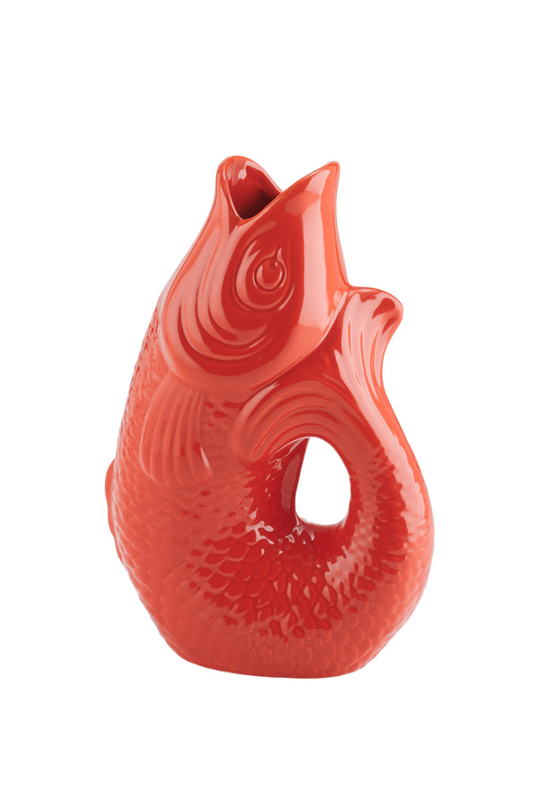 Carafe / Vase Poisson S 1,2 litre Rouge