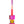 Charger l'image dans la galerie, Bougeoir en cristal fuchsia &amp; jaune
