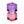 Charger l'image dans la galerie, Bougeoir en cristal mauve &amp; rose
