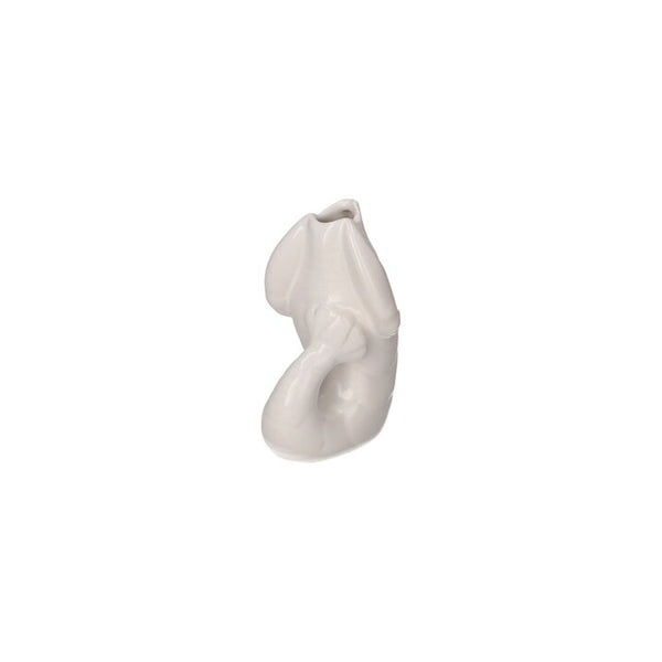 Mini Vase Homard 14 cm Blanc