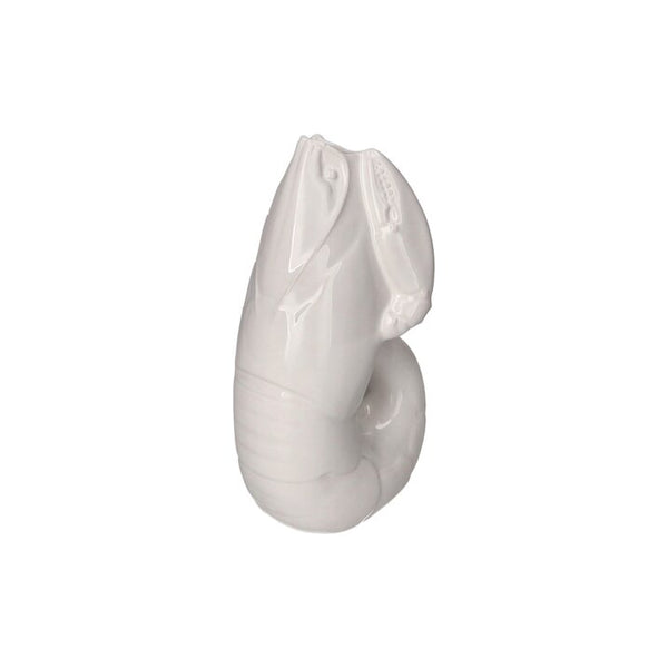 Vase Homard 27 cm Blanc