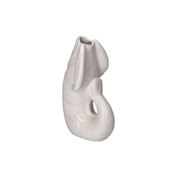 Vase Homard 27 cm Blanc