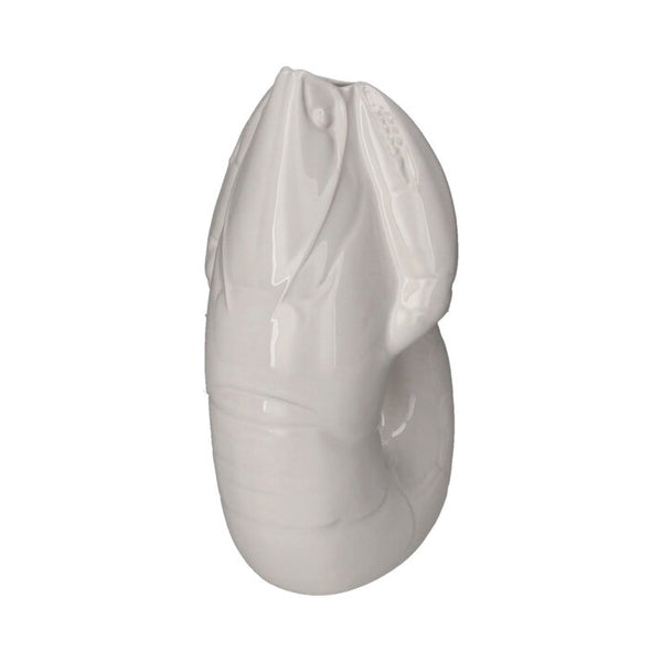 Grand Vase Homard 32 cm Blanc