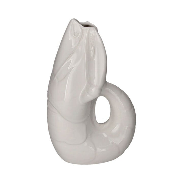 Grand Vase Homard 32 cm Blanc