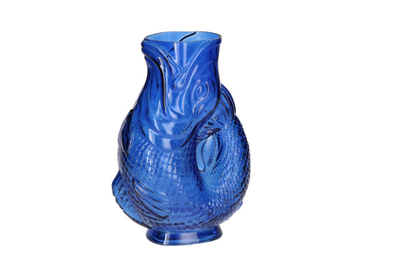 Vase Jaguar Fish 24 cm Bleu