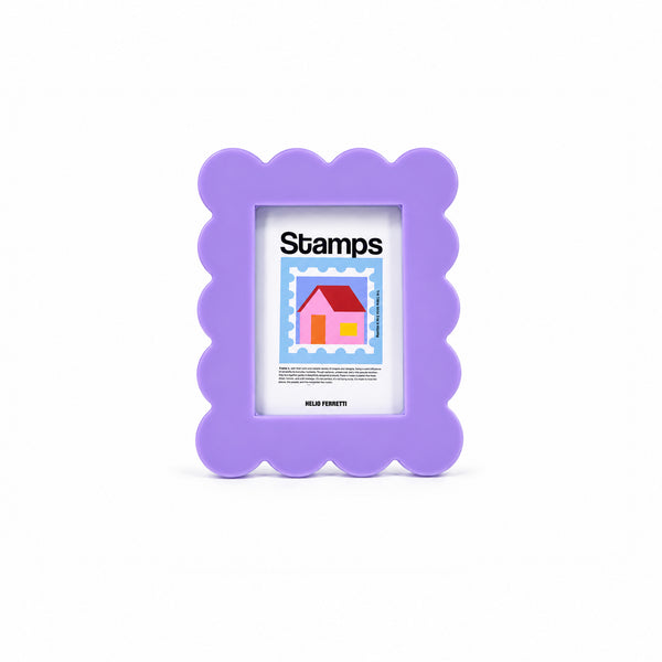 Cadre Pétale mauve