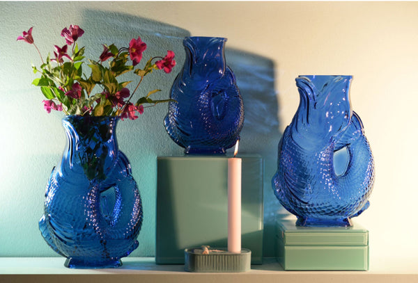 Vase Jaguar Fish 30 cm Rose