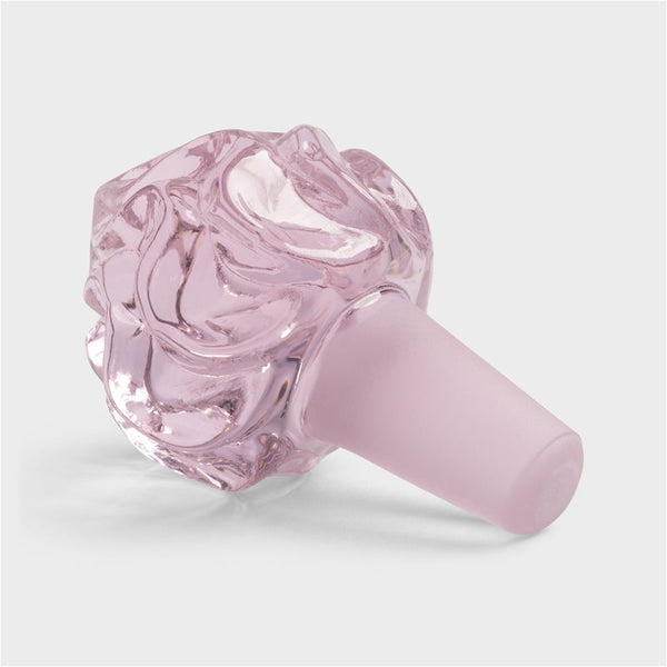 Bouchon en verre Whip rose