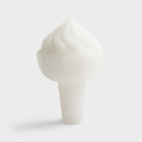 Bouchon en verre Whip blanc