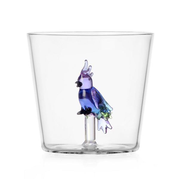 Verre Cacatoès Bleu