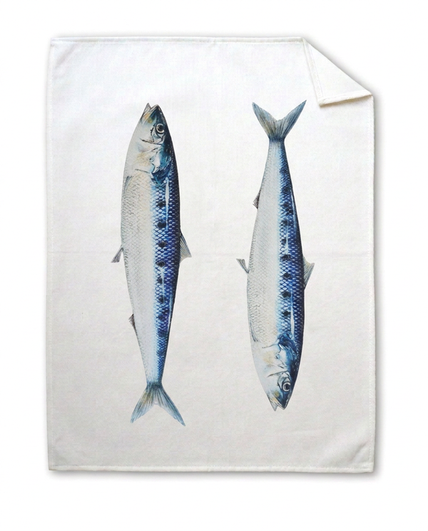 Torchon "Les sardines"