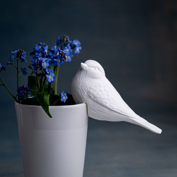 Mésange en porcelaine