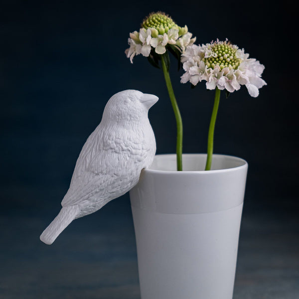 Moineau en porcelaine