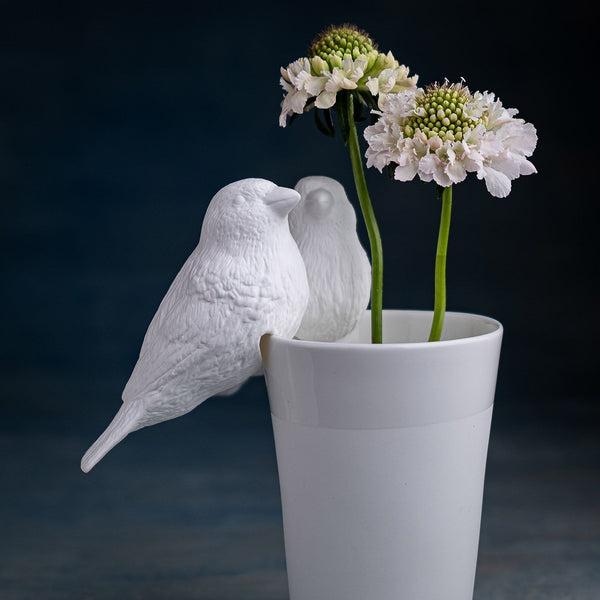 Moineau en porcelaine