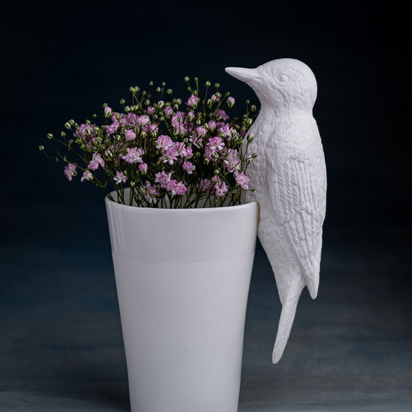 Pivert en porcelaine