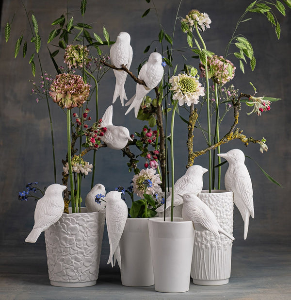 Hirondelle en porcelaine