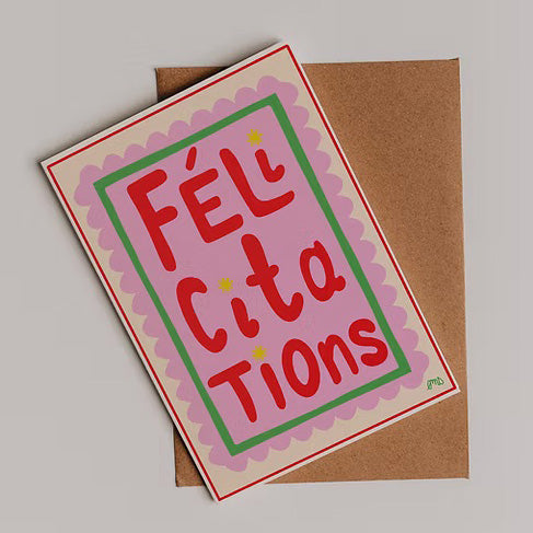 Carte Félicitations