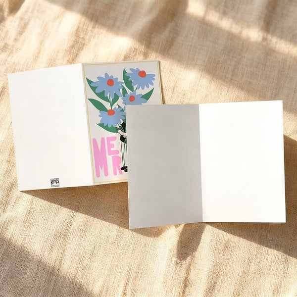 Carte Merci fleurs