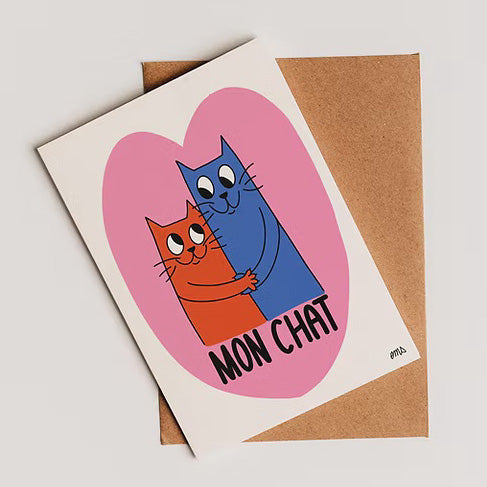 Carte Mon chat