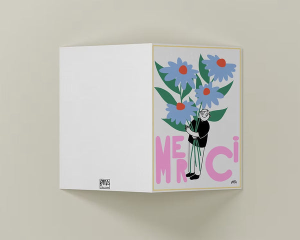 Carte Merci fleurs