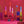 Charger l'image dans la galerie, Bougeoir en cristal XL mauve, rose, rouge
