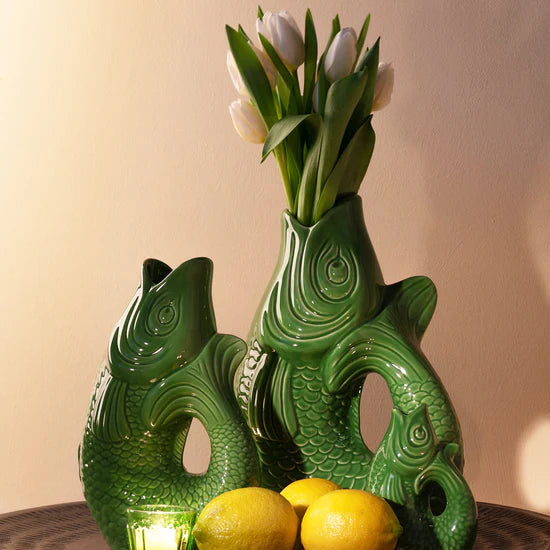 Carafe / Vase Poisson S 1,2 litre Vert