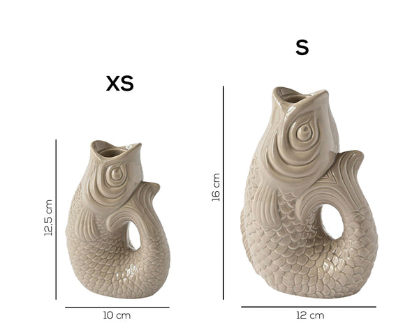 Bougeoir Poisson XS Sable
